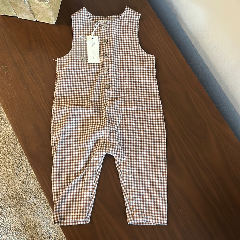 NWT Rylee & Cru fall checked jumper